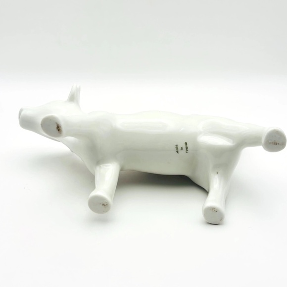 Vintage French Cow Creamer 7" - Picture 7 of 14